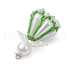 Beaded Angel Charms PALLOY-MZ00435-5