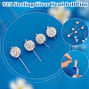   925 Sterling Silver Ball Pins FIND-PH0022-69A-4