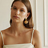WADORN 120Pcs 6 Styles Resin with Silicone Iron Clip-on Earring Findings FIND-WR0011-55-6