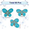 SUNNYCLUE 60Pcs Synthetic Turquoise Beads G-SC0002-95-2