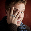 FIBLOOM 6Pcs 6 Style Retro Stainless Steel Finger Rings Set RJEW-FI0001-15-6
