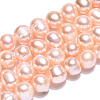 Natural Cultured Freshwater Pearl Beads Strands PEAR-N013-06U-3