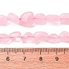 Natural Rose Quartz Beads Strands G-K395-A01-01-5