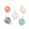 Natural & Synthetic Gemstone Pendants PALLOY-JF01618-1