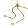 304 Stainless Steel Cable Chain Macrame Pouch Slider Necklace Making NJEW-JN05069-02-4