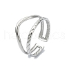 304 Stainless Steel Cuff Rings RJEW-M019-48P-1