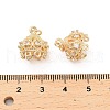 Brass Micro Pave Cubic Zirconia Multi-Strand Links KK-B133-06G-02-3