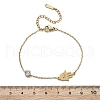 201 Stainless Steel Cable Chain Bracelets BJEW-H205-01A-G-5