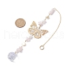 Butterfly Brass Pendant Decorations HJEW-TA00131-01-3