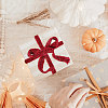 Polyester Chenille Ribbon OCOR-WH0097-36A-4