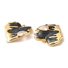 304 Stainless Steel Enamel Pendants STAS-K256-07G-05-2