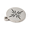 Non-Tarnish 201 Stainless Steel Pendants STAS-E015-07P-3