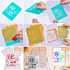 Gorgecraft 1 Sheet Butterfly Pattern Self-Adhesive Silk Screen Printing Stencil DIY-GF0004-06-5