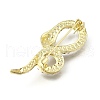Snake Aolly Rhinestone Brooches JEWB-V008-01LG-04-3