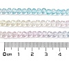 Transparent Painted Glass Beads Strands X1-DGLA-A034-T4mm-A21-3