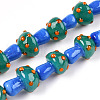 Handmade Lampwork Beads Strands X1-LAMP-N024-09C-2