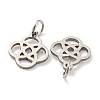 Non-Tarnish 304 Stainless Steel Charms STAS-H184-16P-2