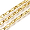 Brass Rectangle Link Chains CHC-G025-01G-1
