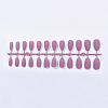 Solid Colors Matte Plastic False Nails Full Cover Fake Nails Tips MRMJ-T031-15-26-1