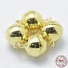 925 Sterling Silver Magnetic Clasps STER-F037-098G-8mm-4