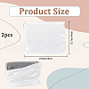 Beebeecraft 2Pcs Polyester Satin Pouches ABAG-BBC0001-18A-2