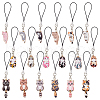Alloy Enamel Mobile Straps HJEW-HY00008-1