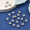 Brass Rhinestone Spacer Beads RSB072-12S-2