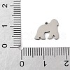 304 Stainless Steel Charms STAS-S174-09P-3