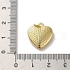 Rack Plating Brass Micro Pave Cubic Zirconia Pendants KK-R158-01B-G-3