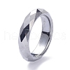 Synthetic Terahertz Stone Finger Rings G-K311-40-4