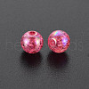 Transparent Crackle Acrylic Beads MACR-S373-66-L02-3