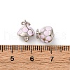 Brass Enamel Charms ZIRC-P067-04P-NR-3
