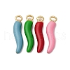 Alloy Enamel Pendants FIND-Z084-02G-1