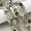 Natural Green Rutilated Quartz Beads Strands G-F790-H01-03-1