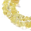 Natural Citrine Beads Strands G-E607-A07-4