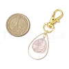 Teardrop Glass Dried Flower Pendant Decoration KEYC-JKC00978-3