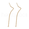 Brass Stud Earring Findings KK-TA0007-12G-2