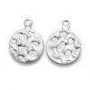 Non-Tarnish 304 Stainless Steel Charms STAS-F249-48P-2