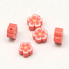 Handmade Polymer Clay Flower Plum Blossom Beads CLAY-Q213-6mm-M-2