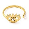 Golden 304 Stainless Steel Open Cuff Rings RJEW-K261-05G-2