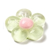 Translucent Resin Cabochons X-RESI-C034-04-4