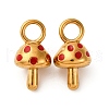 304 Stainless Steel Enamel Pendants STAS-Q363-10B-G-1