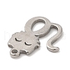 Non-Tarnish 304 Stainless Steel Charms STAS-H134-01P-3