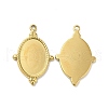 Ion Plating(IP) 304 Stainless Steel Pendant Cabochon Settings X-STAS-L020-036G-1