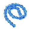 Handmade Silver Foil Glass Lampwork Beads FOIL-T001-02H-4
