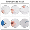 Acrylic Wall Mounted Headband Storage Rack AJEW-WH0534-02-3