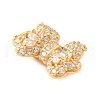 925 Sterling Silver Micro Pave Clear Cubic Zirconia Bowknot Multi-Strand Links STER-S013-02G-2