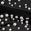 1150Pcs 5 Style ABS Plastic Imitation Pearl Beads KY-LS0001-20-5