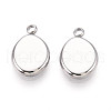 304 Stainless Steel Pendants STAS-T065-78P-1