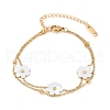 304 Stainless Steel Multi-strand Bracelets BJEW-Z106-06G-3